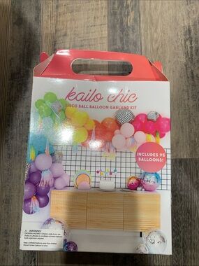 Pink Disco Ball Balloon Garland Kit
